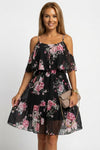 Amelia Hughes | Floral Ruffled Summer Dress For Women