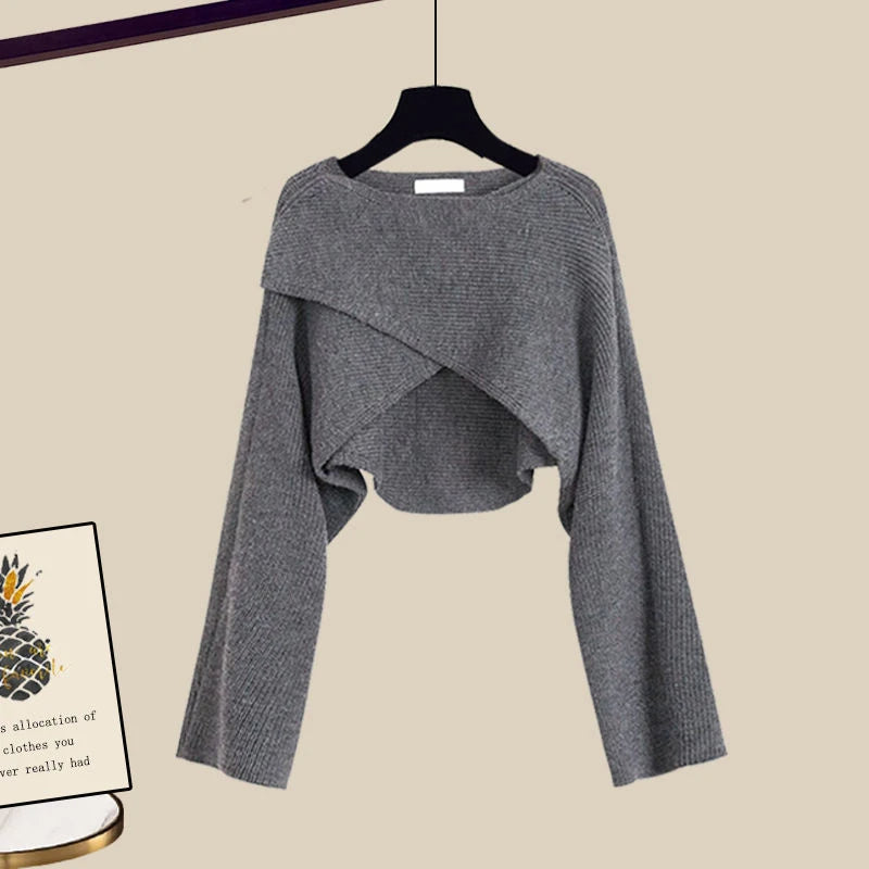 Anastasia | Women’s Three Piece Cardigan Set with Wide-Leg