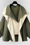 Artemis | Women’s Oversized Windbreaker Jacket with Two-Tone Design