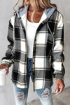Artemisia | Women's Plaid Hooded Long Cardigan