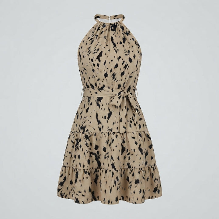 Ashleigh King | Leopard Print Summer Dress For Women