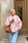 Astoria | Women’s Oversized Crew Neck Sweater with Ribbing