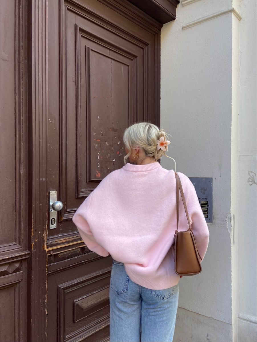 Astoria | Women’s Oversized Crew Neck Sweater with Ribbing