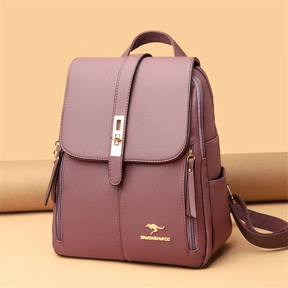 Alisa | Women’s Hide Backpack with Sleek Silhouette