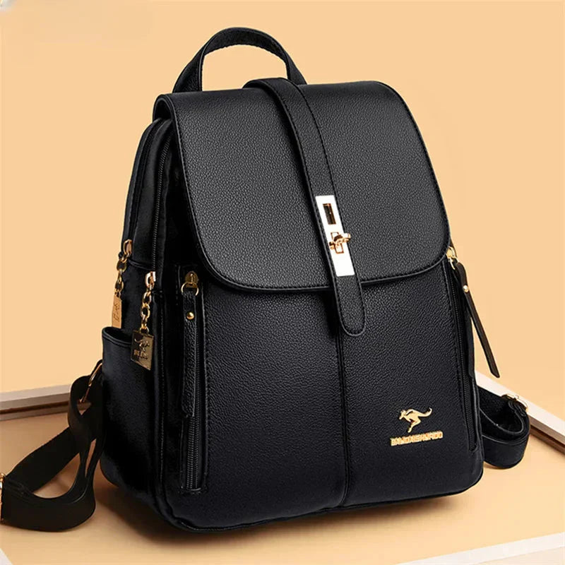 Alisa | Women’s Hide Backpack with Sleek Silhouette