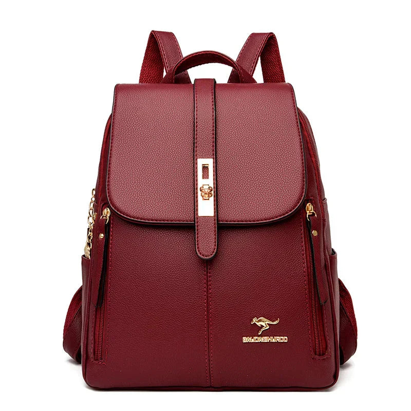 Alisa | Women’s Hide Backpack with Sleek Silhouette