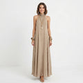 Ava Taylor | Bohemian Halter Maxi Races Dress For Women