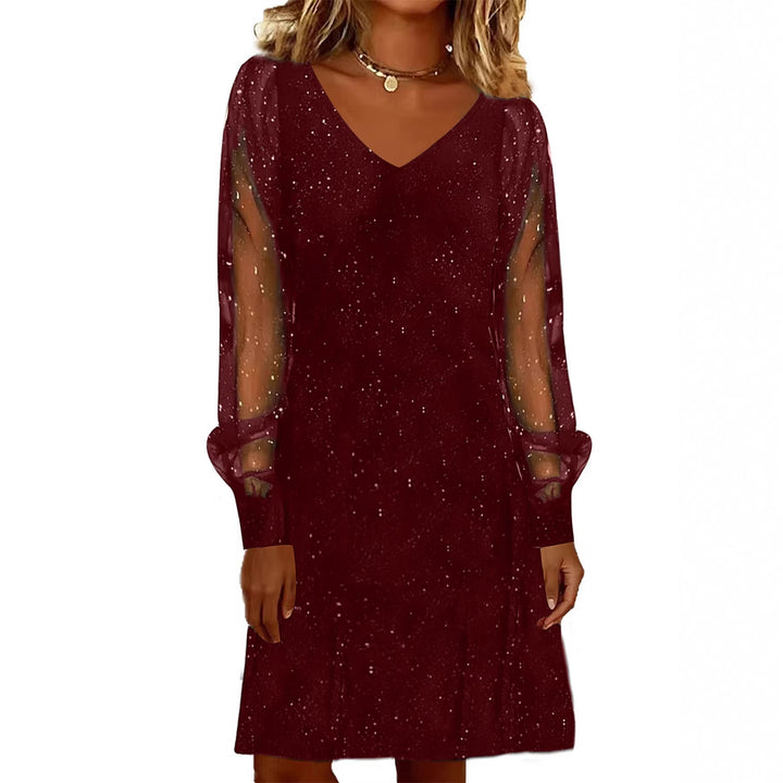 Tara Middleton | Cocktail Dress With Sheer Sleeves For Women