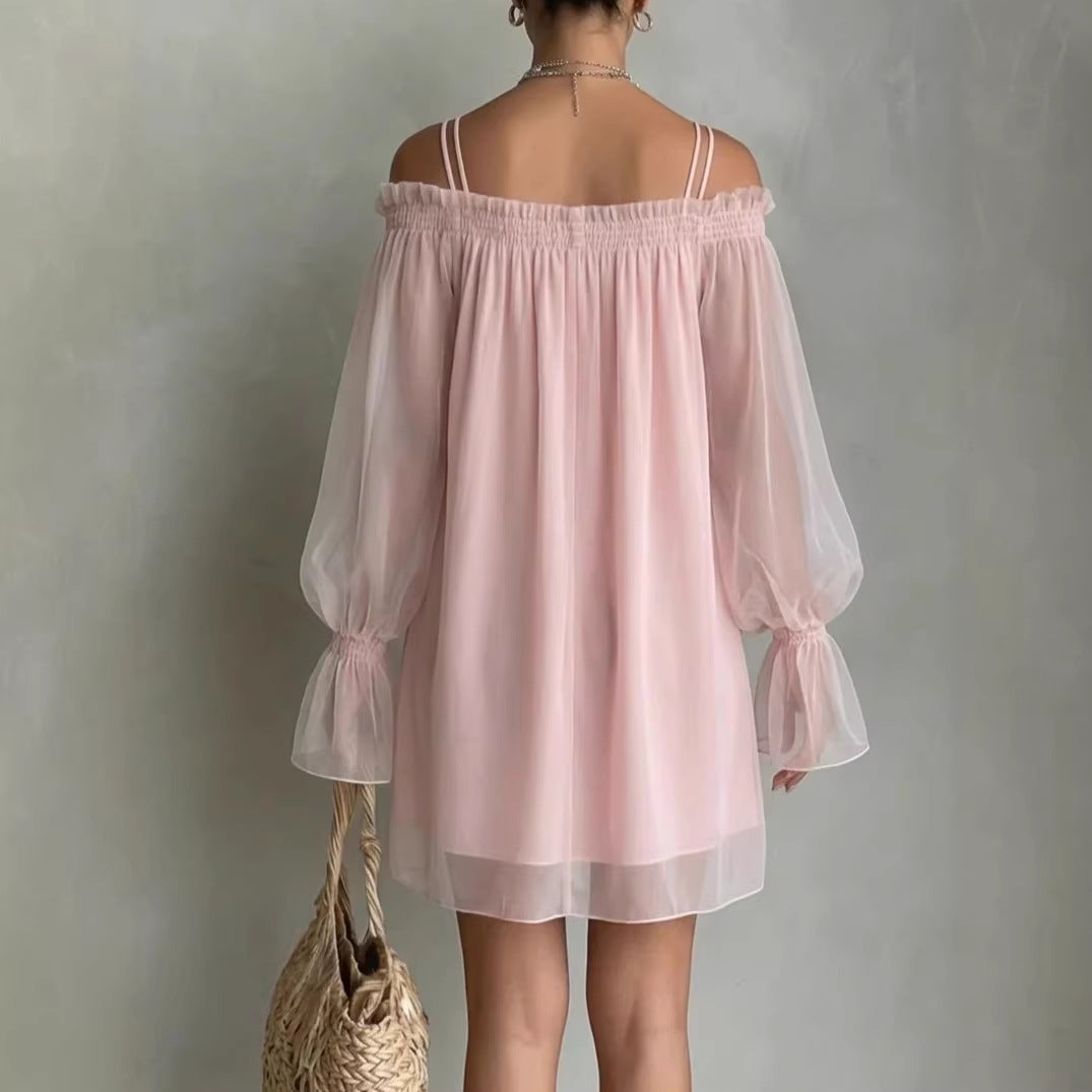 Holly Radnor | Sheer Off-Shoulder Summer Dress For Women