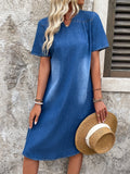 Winslet | Women’s Blue Dress with Timeless Fit