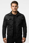 Marco Bellini | Classic Black Denim Jacket For Men