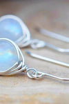 Retro Moonstone Earrings