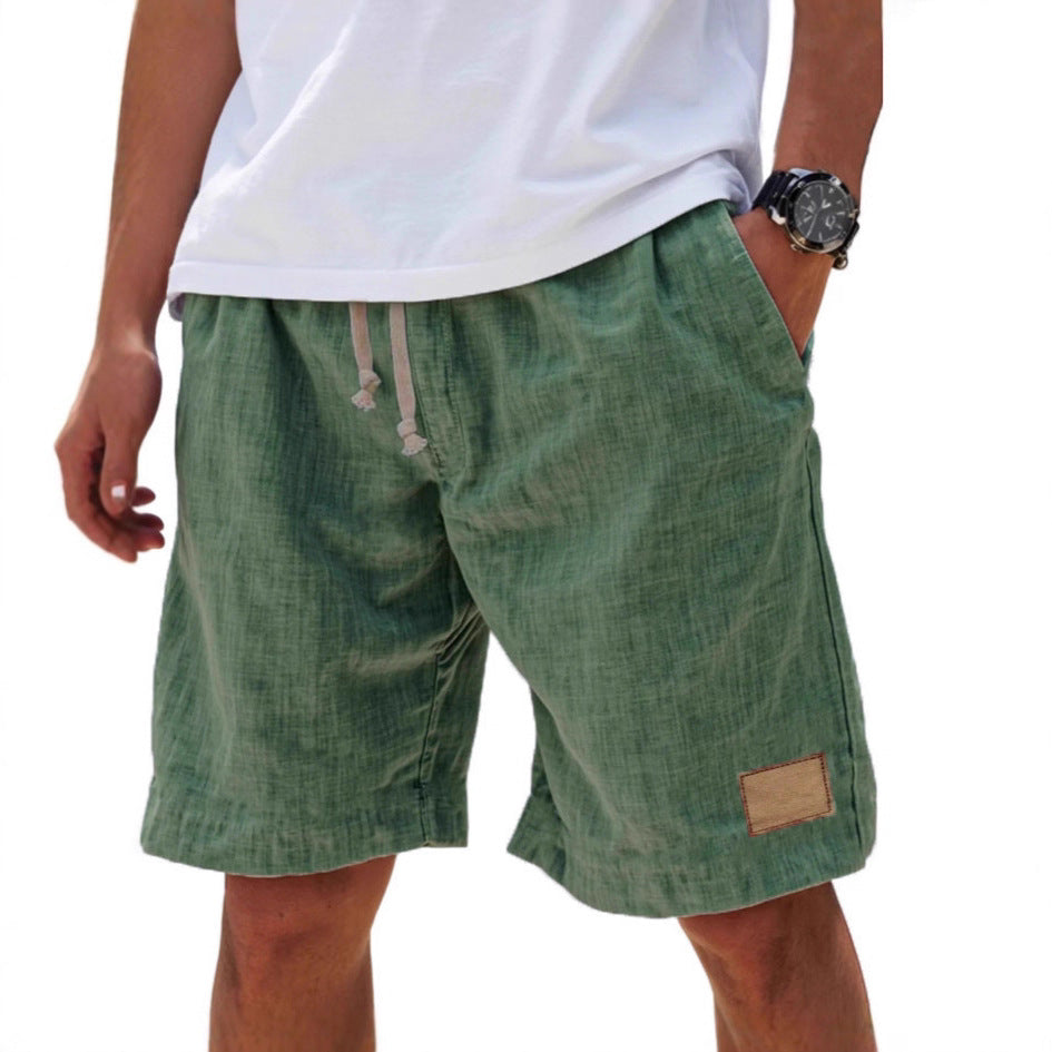 Noah Kirkland | Linen Blend Relaxed Shorts For Men