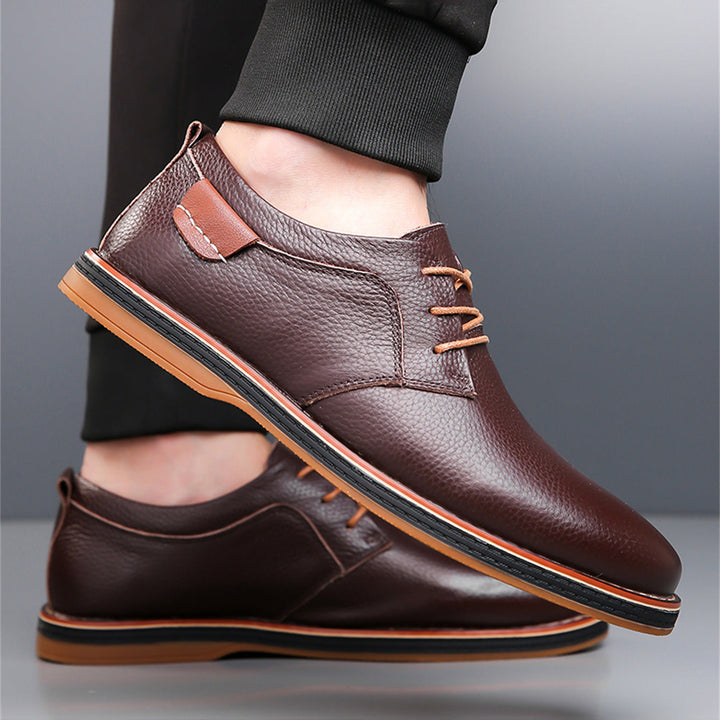 Fraser Kingston | Leather Lace-Up Oxford Shoes For Men