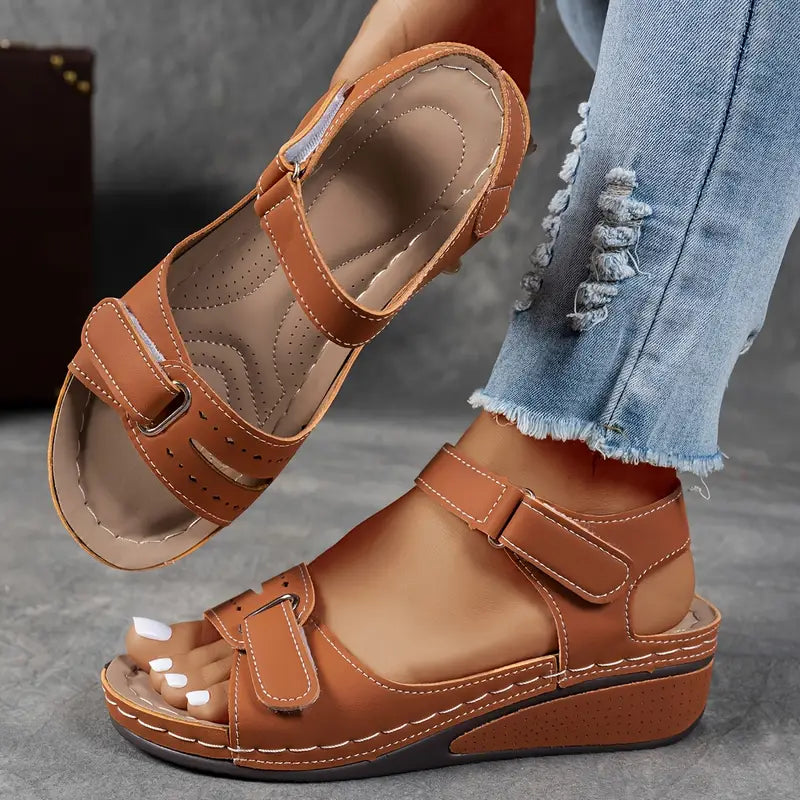 Alana | Women’s Wedge Sandals with Adjustable Straps