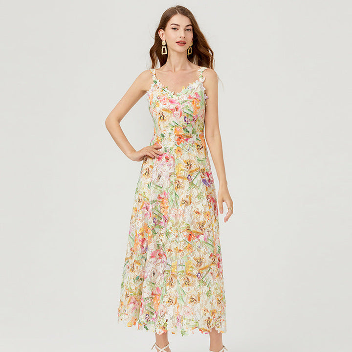 Niamh Farrell | Floral Lace Races Dress For Women