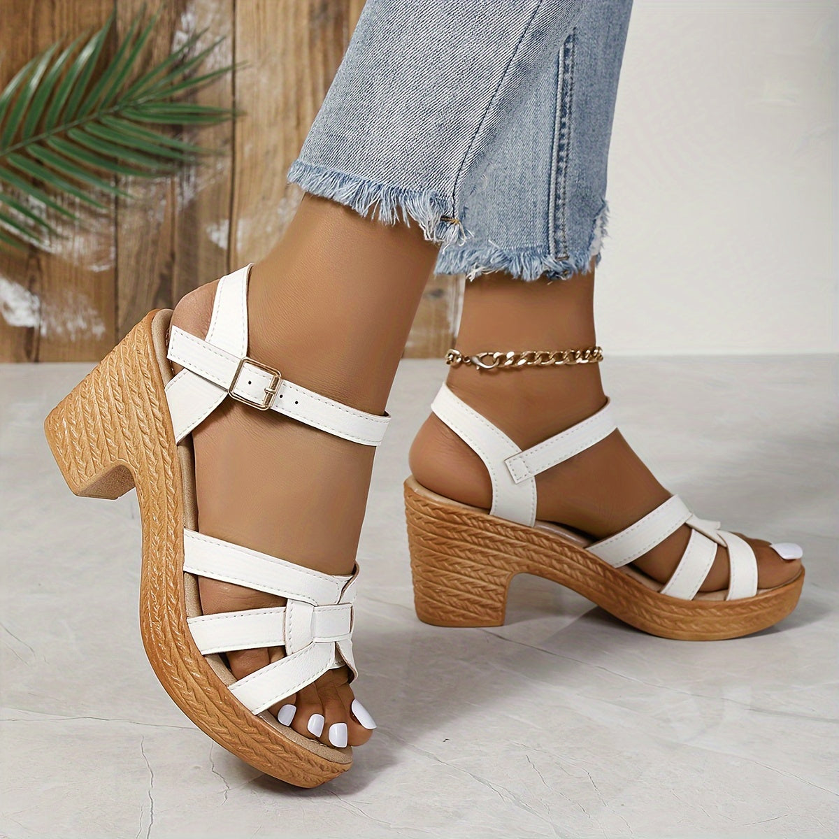 Serafina | Women’s Sandals with Wedge Heel Cushioned Insole