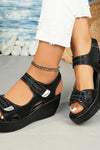 Lyra | Women’s Comfort-Lift Wedge Sandals with Cushioned Sole