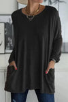 Daliah | Women's Oversized Long Sleeve Tunic Top with Pockets