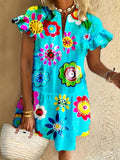Tilly | Women’s Floral Maxi Dress with Draped Silhouette