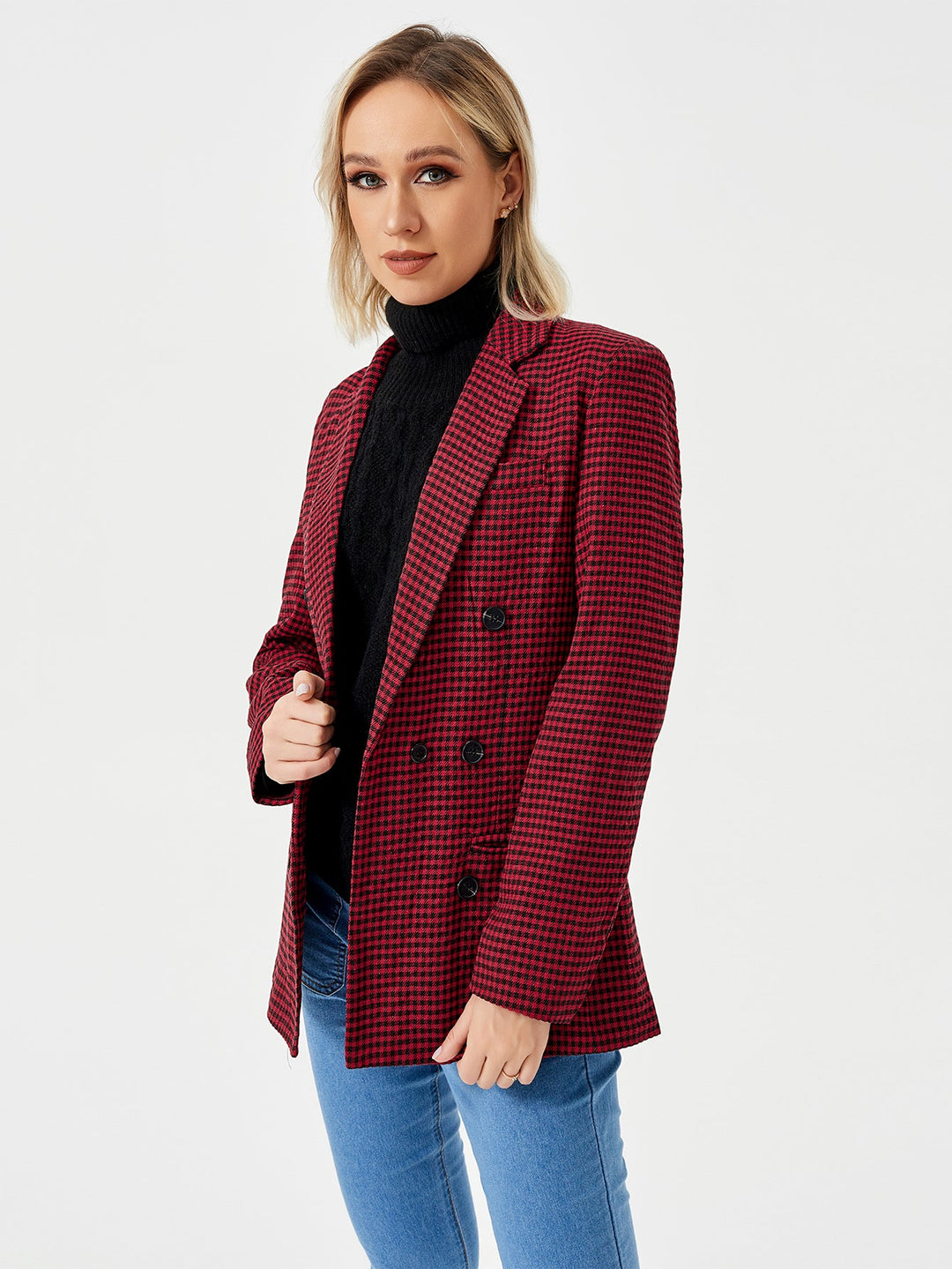 Clementine Ashford | Houndstooth Work Jacket For Women