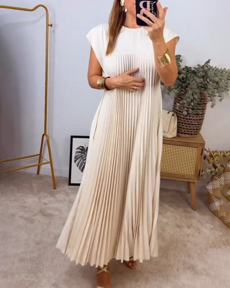 Gwendoline | Women’s Pleated Maxi Dress with Flowing Silhouette