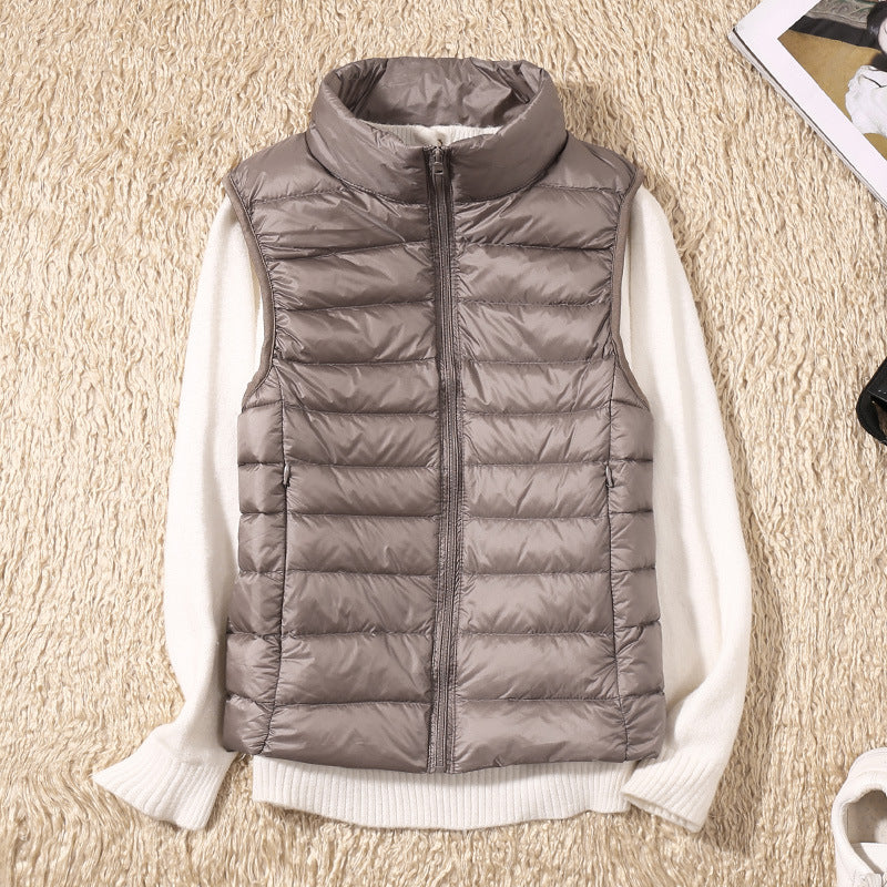 Beatrix | Women’s Quilted Puffer Vest with High Neckline
