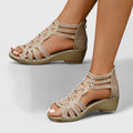 Bellerose | Women’s Strappy Sandals with Embellished Detailing