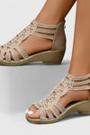 Bellerose | Women’s Strappy Sandals with Embellished Detailing