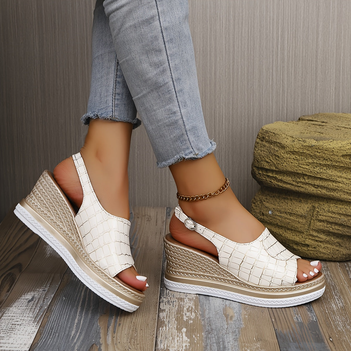 Marbella | Women’s Wedge Sandals with Cushioned Insole