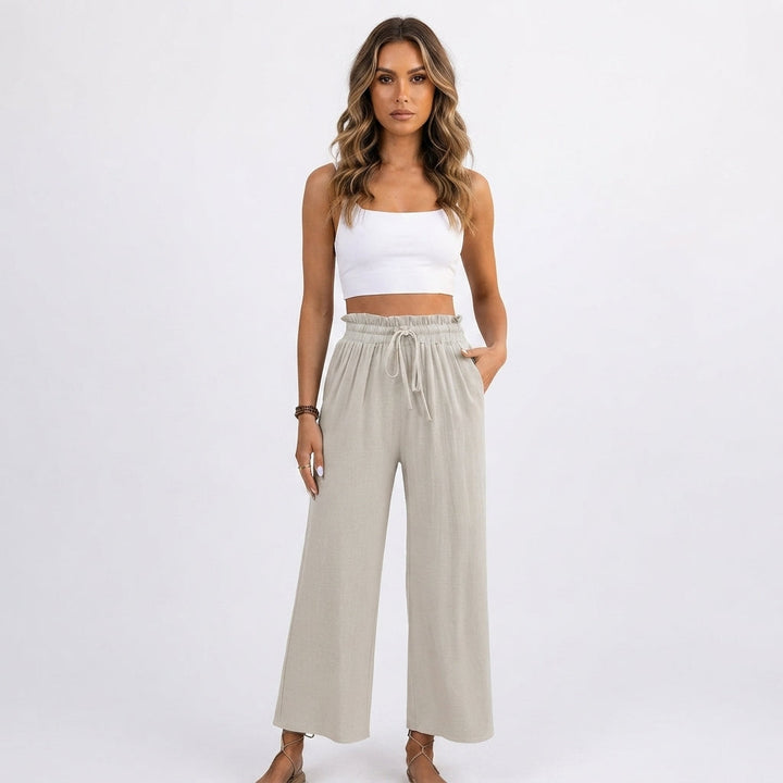 Bridget Wallace | Wide Leg High Waist Trousers For Women