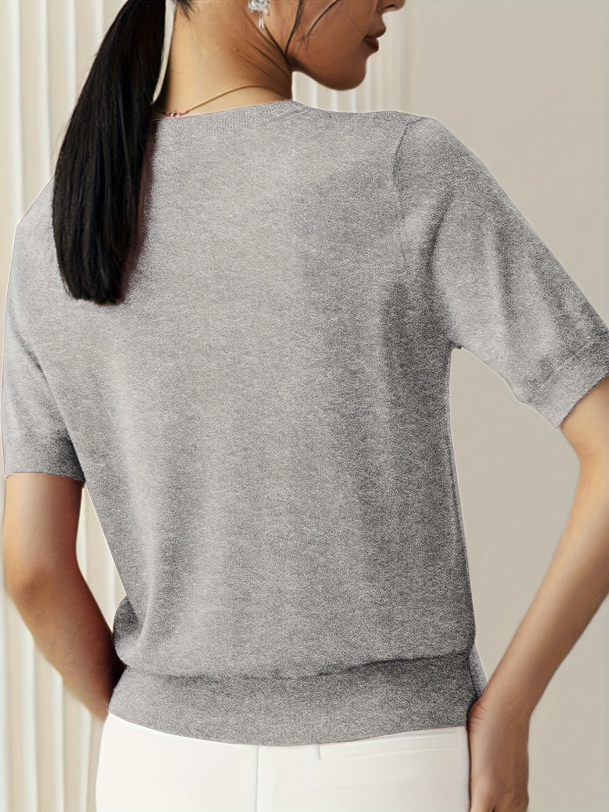 Briony | Women’s Briony Ribbed Knit Sweater with Relaxed