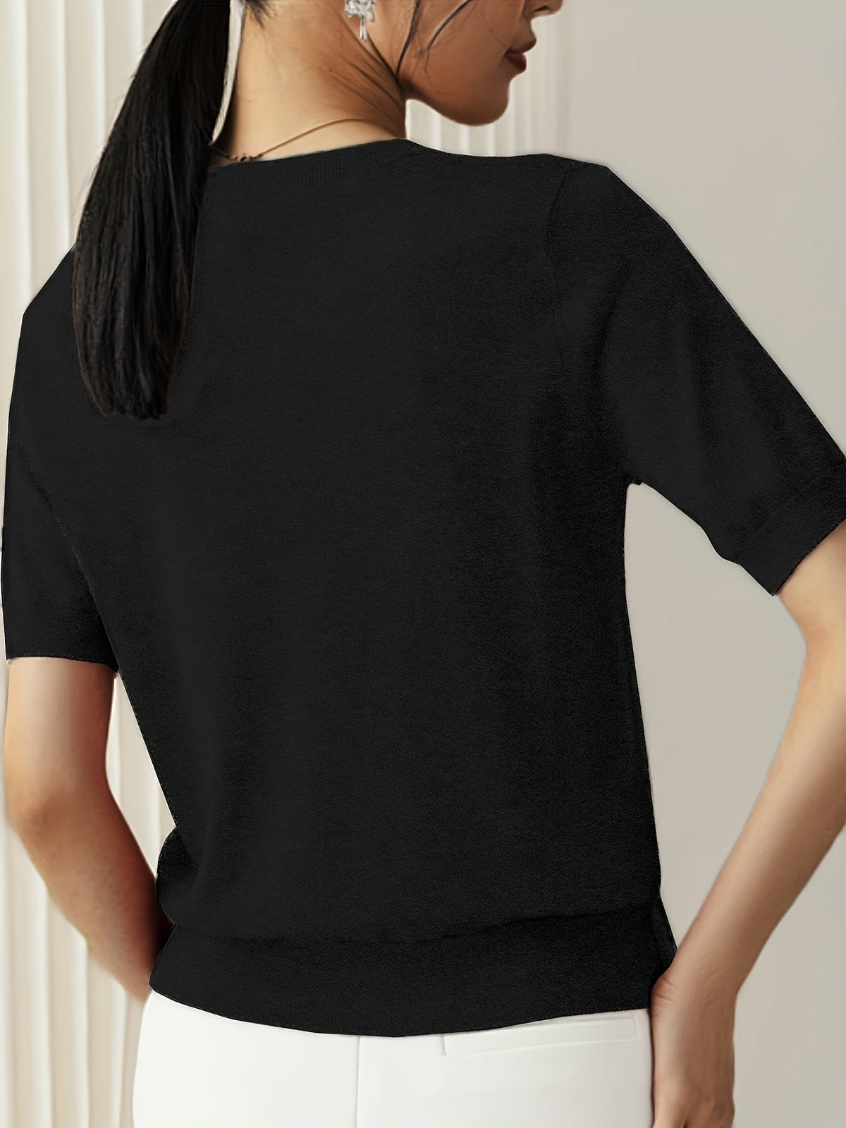 Briony | Women’s Briony Ribbed Knit Sweater with Relaxed