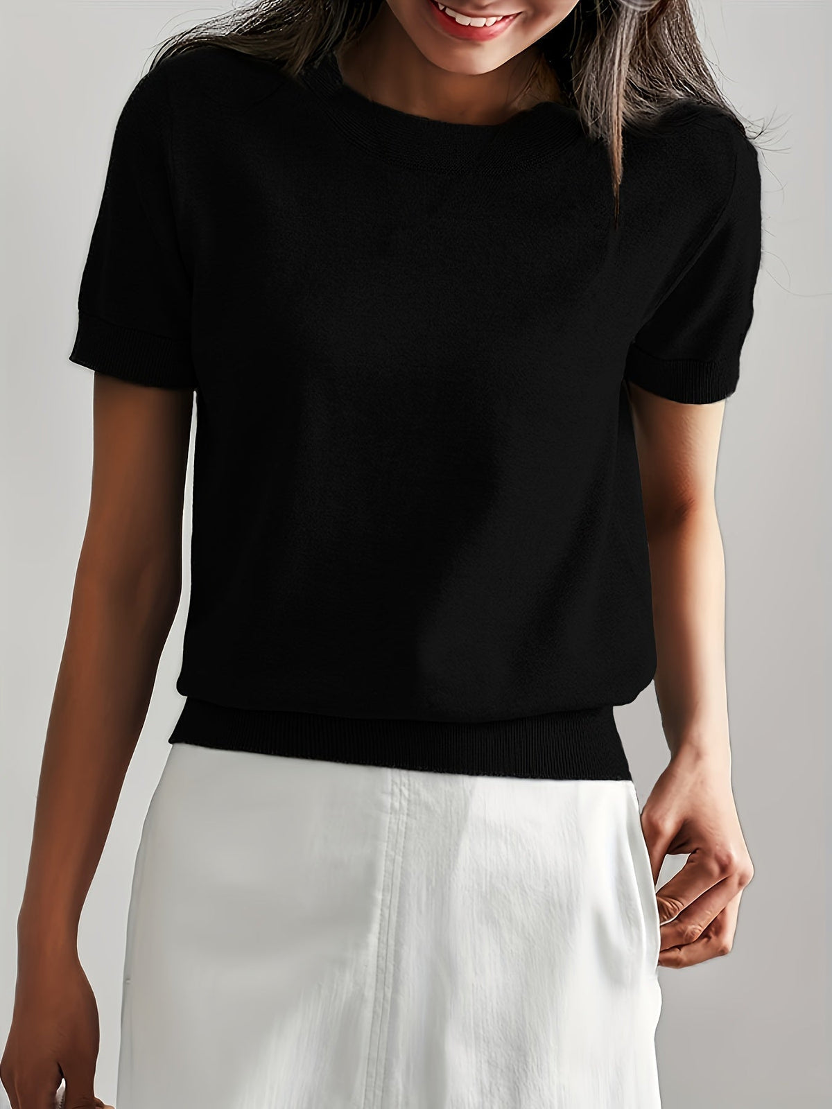 Briony | Women’s Briony Ribbed Knit Sweater with Relaxed