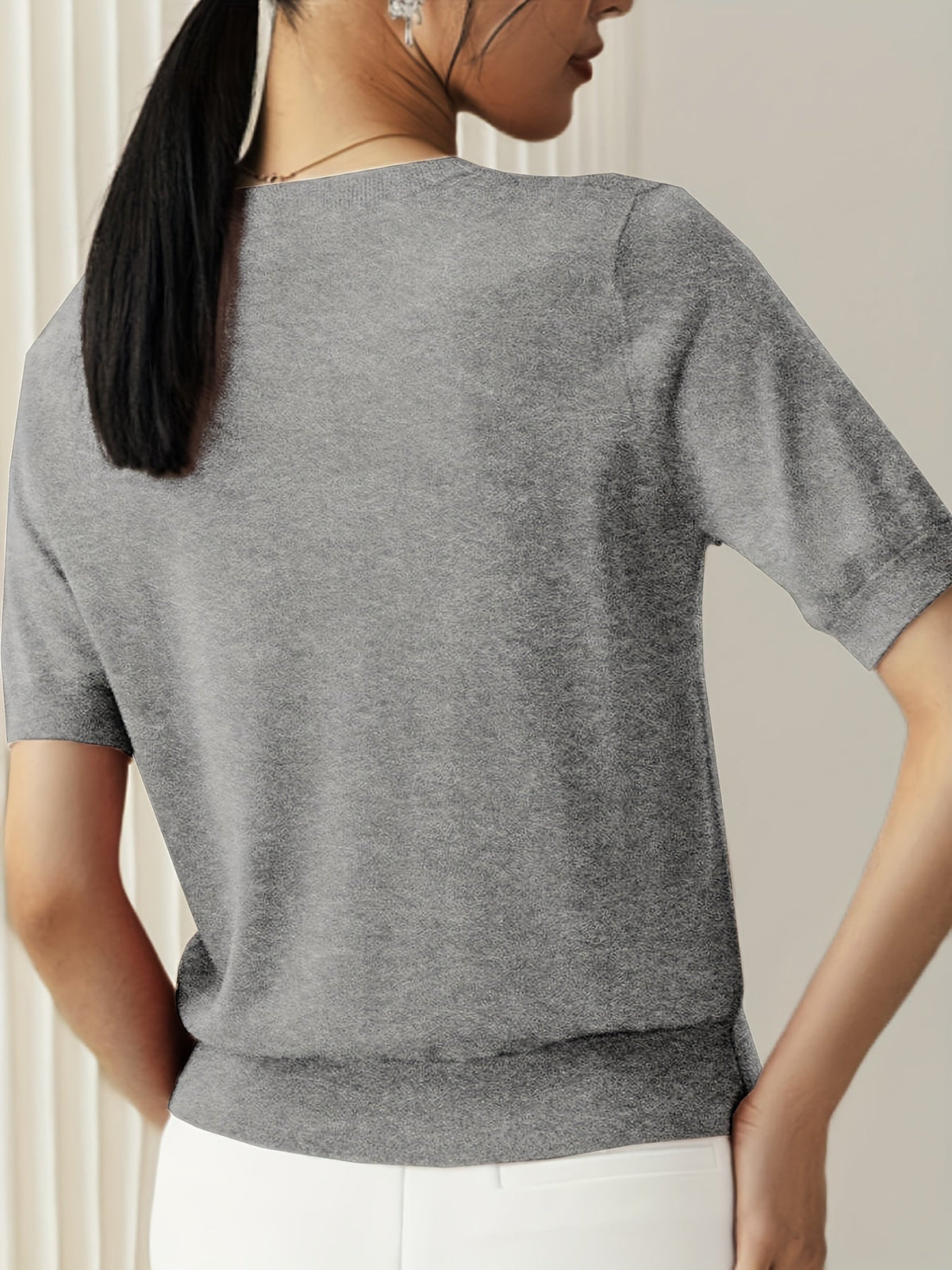 Briony | Women’s Briony Ribbed Knit Sweater with Relaxed
