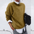 Bronwyn | Women’s Round Neck Sweater with Oversized Fit