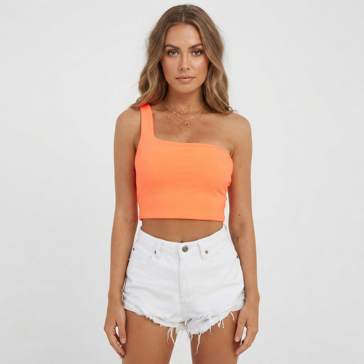 Brooke Ellison | One-Shoulder Crop Top For Women