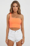 Brooke Ellison | One-Shoulder Crop Top For Women