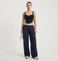Brooke Sanderson | Baggy Track Pants with Side Stripe For Women