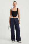 Brooke Sanderson | Baggy Track Pants with Side Stripe For Women