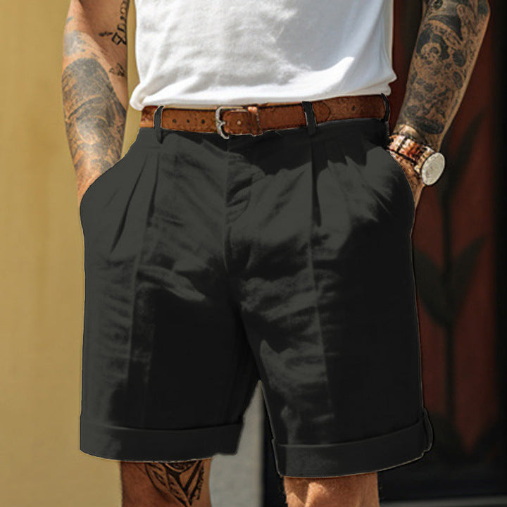 Corey Ashworth | Linen Blend Shorts For Men