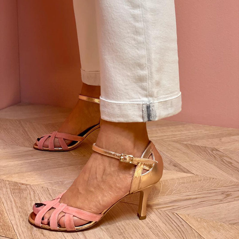 Calista | Women’s Strappy Heels with Cushioned Insole