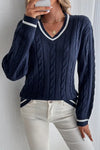 Amélie Laurent | Cable Knit Sweater For Women