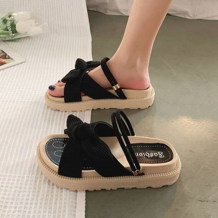 Alice Brown | Bow-Detail Platform Sandals For Women