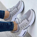 Thea | Women’s Air Cushion Sneakers with Lace-Up Platform