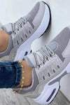Thea | Women's Air Cushion Sneakers Lace-Up Platform Running Trainers
