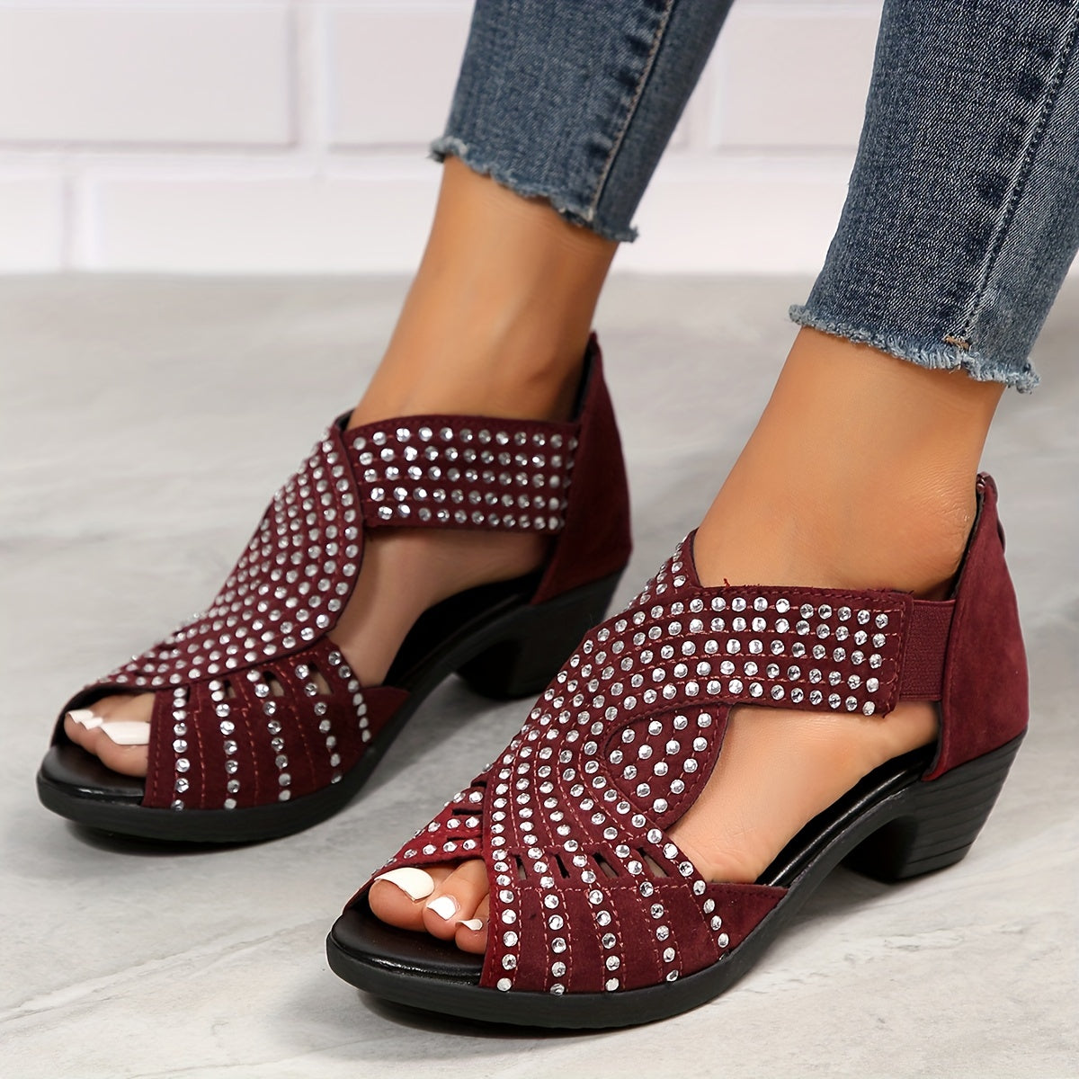 Zayla | Women’s Sparkle Sandals with Subtle Sparkle Detailing