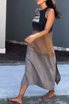 Anette | Sleeveless Ombre Dress with Round Neck