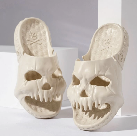 Bone Daddy | Skull Halloween Slippers For Men
