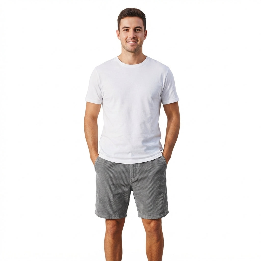 Callan Ridgeway | Corduroy Multi-Pocket Shorts For Men